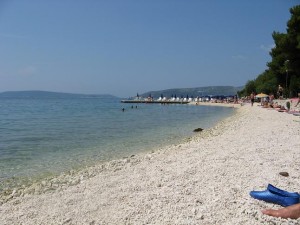 Pláž Seget Donji, Chorvatsko