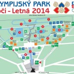 Olympijský park Soči - Letná 2014 - plánek